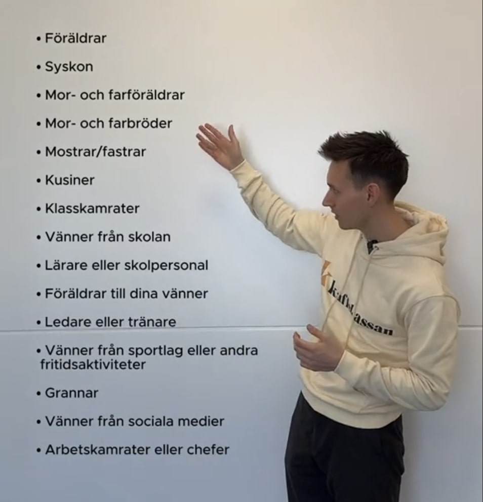 sälj kaffe till alla dessa